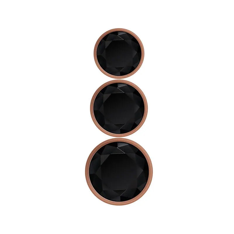 Gender X GOLD DIGGER SET -  Metallic Butt Plugs - Set of 3 Sizes Gender X Discreet Intimate Essentials.