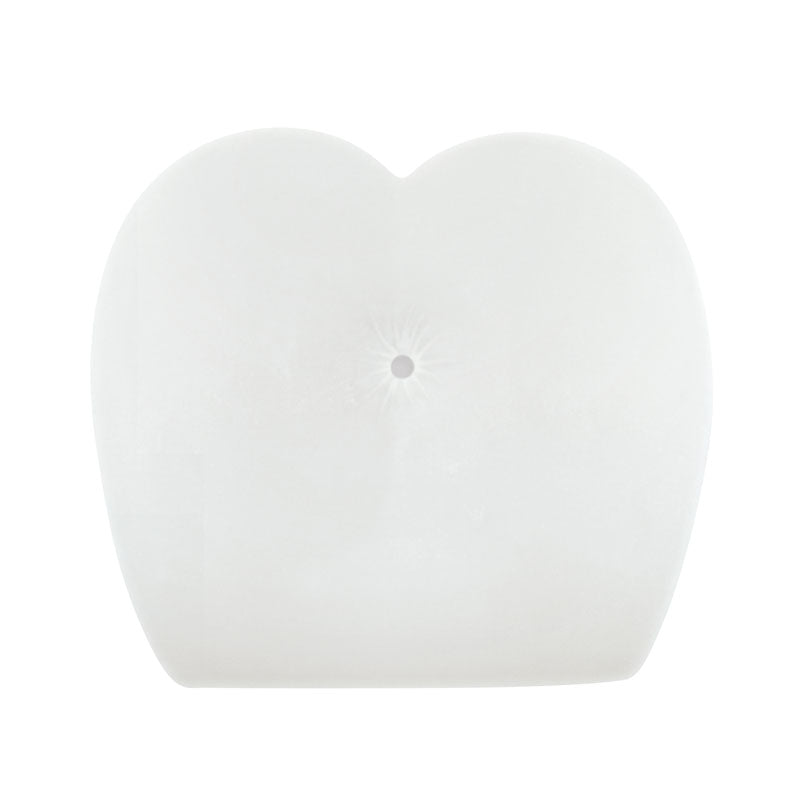 Gender X STROKE & POKE -  20 cm Stroker Dong, heart-shaped transparent stroker for intimate play.