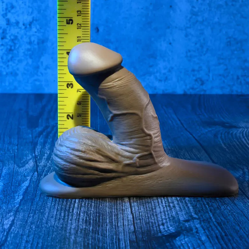 Gender X 4'' SILICONE PACKER DARK -  10 cm Packer Gender X Discreet Intimate Essentials.