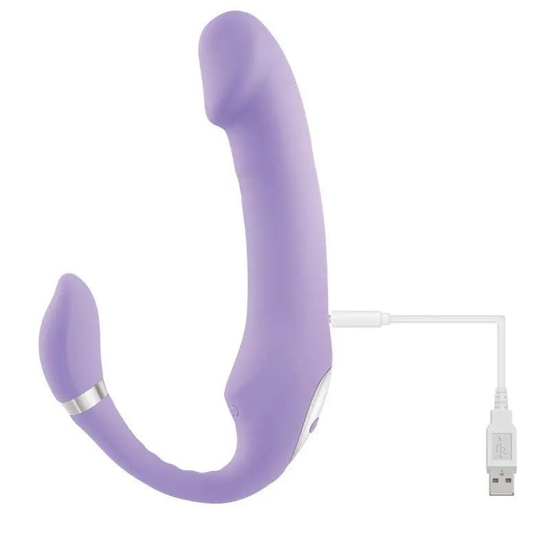 Gender X ORGASMIC ORCHID - Lilac 19 cm USB Rechargeable Strapless-Strap-On Gender X Discreet Intimate Essentials.