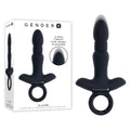 Gender X SLAYER rechargeable thrusting vibrating butt plug with box, 9 speeds & thrusting functions.