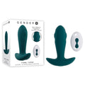 Gender X TUNNEL TAPPER - Grey 12.1 cm USB Rechargeable Tapping Anal Plug with Wireless Remote and packaging