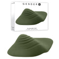 Gender X PLEASURE PAD - USB Rechargeable Grinding Pad in soft silicone packaging for intimate essentials for her.