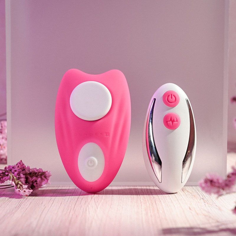 Gender X UNDER THE RADAR -  USB Rechargeable Panty Vibe in pink with remote control, perfect for intimate essentials for her.
