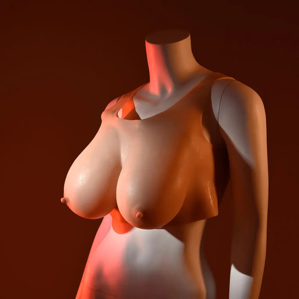 Gender X UNDERGARMENTS - PLATE E-CUP - Light -  Wearable Breasts - E-Cup Size Gender X Discreet Intimate Essentials.