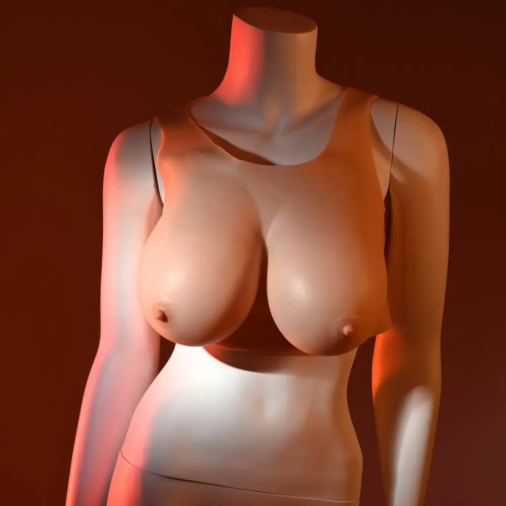 Gender X UNDERGARMENTS - PLATE E-CUP - Light -  Wearable Breasts - E-Cup Size Gender X Discreet Intimate Essentials.