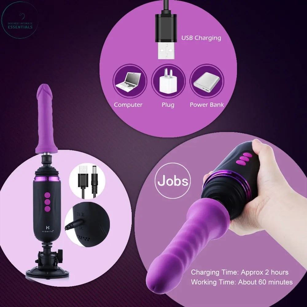 Hismith Capsule - Rechargeable Portable Sex Machine with App Control Hismith