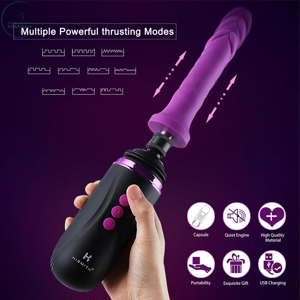 Hismith Capsule - Rechargeable Portable Sex Machine with App Control Hismith