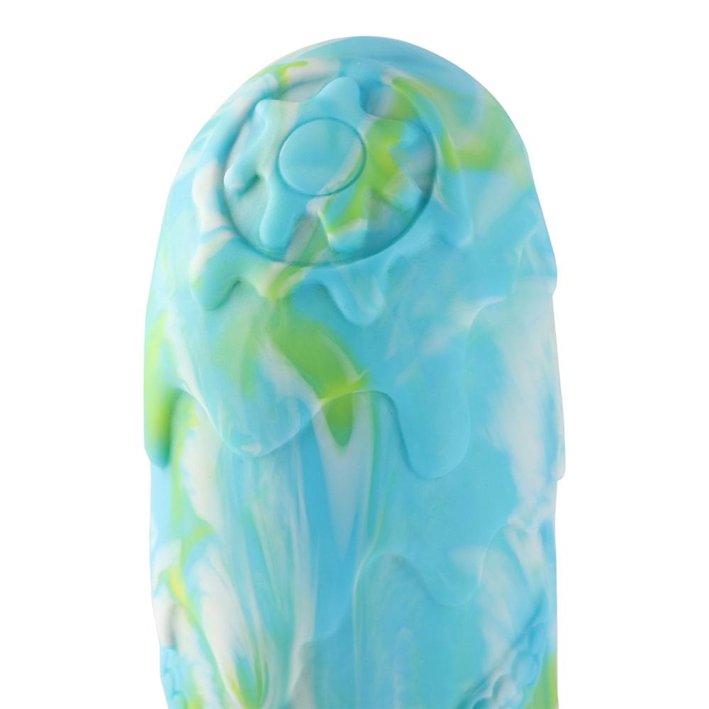 HiSmith Melting Snow Dildo with Kliclok -  23.9 cm Dildo with Kliclok Machine Attachment