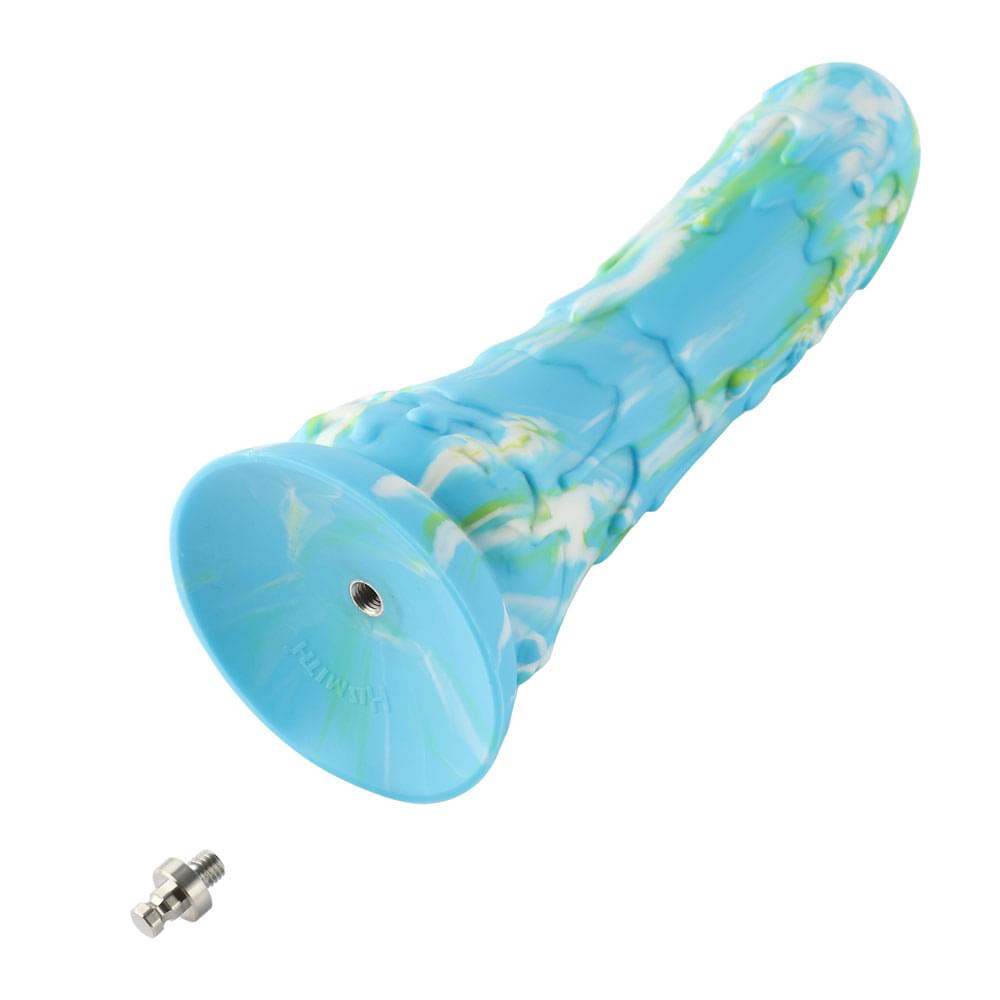 HiSmith Melting Snow Dildo with Kliclok -  23.9 cm Dildo with Kliclok Machine Attachment