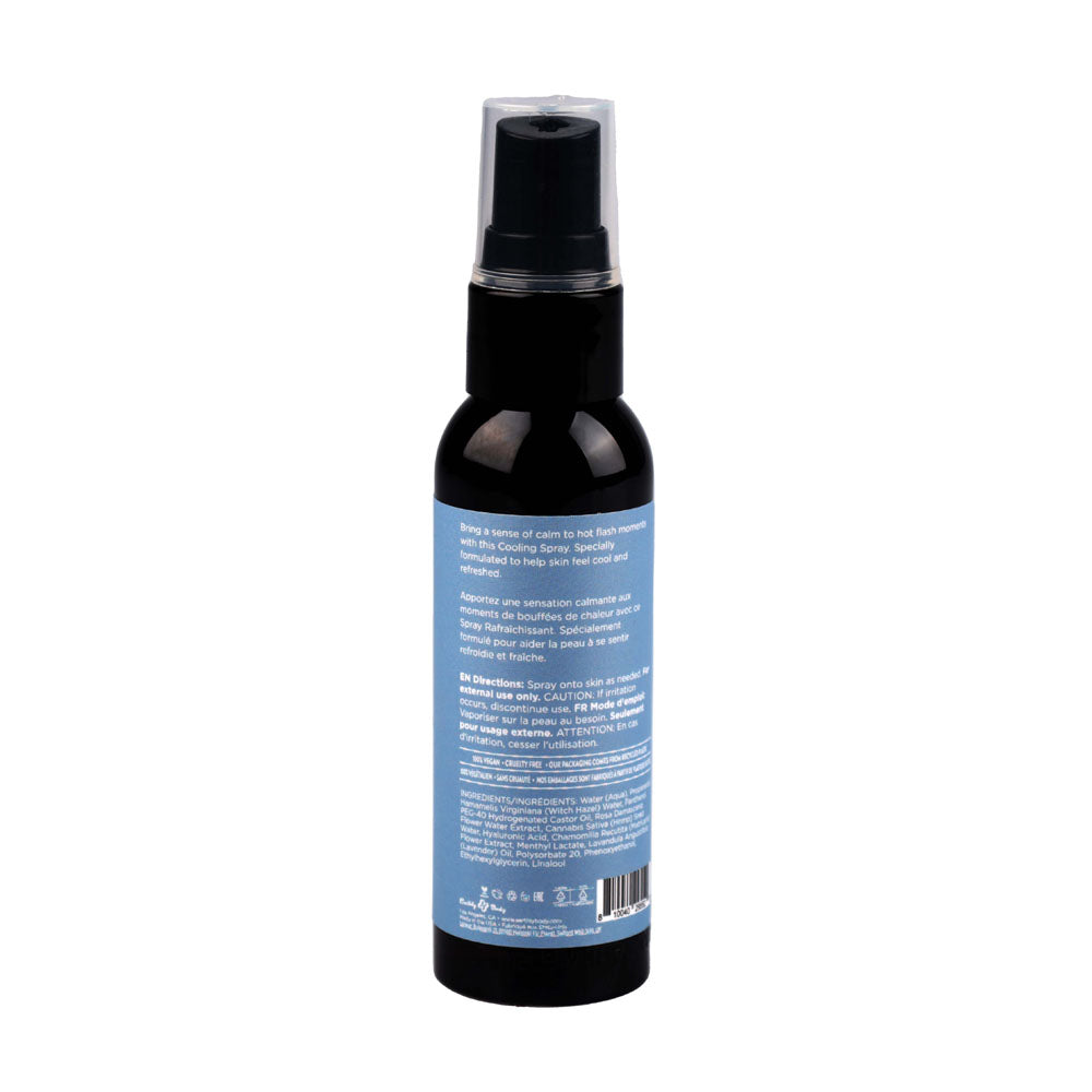 Hemp Seed MELLOW Cooling Spray - Night Time Cooling Spray - 60 ml bottle with soothing ingredients for skin relief.