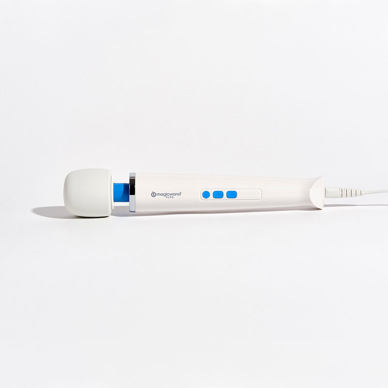 Magic Wand Plus -  Mains Powered Massage Wand with soft silicone head and variable speed options.