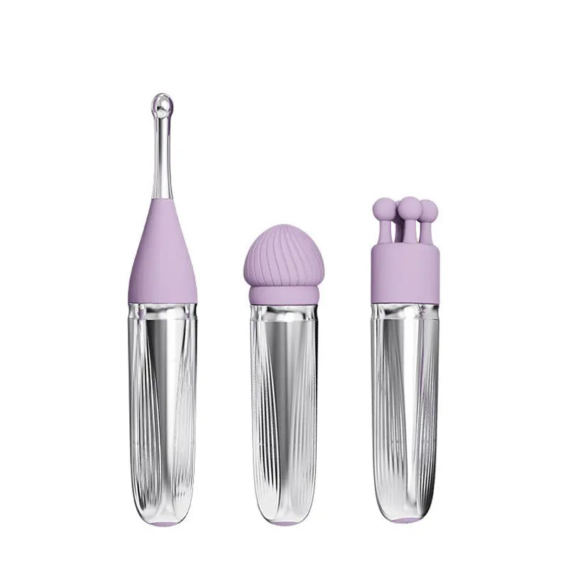 Adam & Eve SWEET DREAMS MASSAGER KIT - Lavender USB Rechargeable Point Stimulator with 8 Interchangeable Tips Adam & Eve Discreet Intimate Essentials.