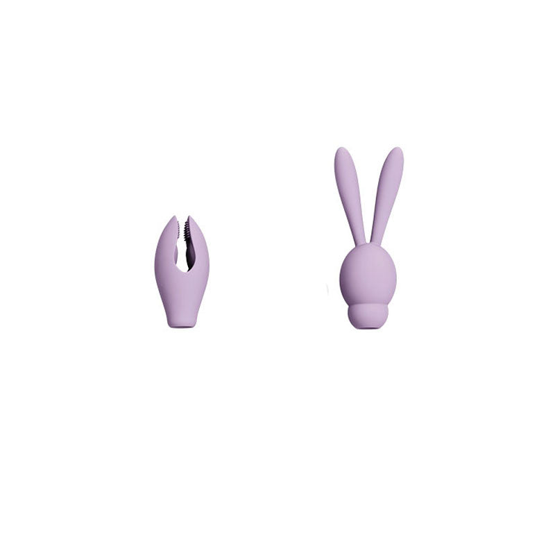 Adam & Eve SWEET DREAMS MASSAGER KIT - Lavender USB Rechargeable Point Stimulator with 8 Interchangeable Tips attachments