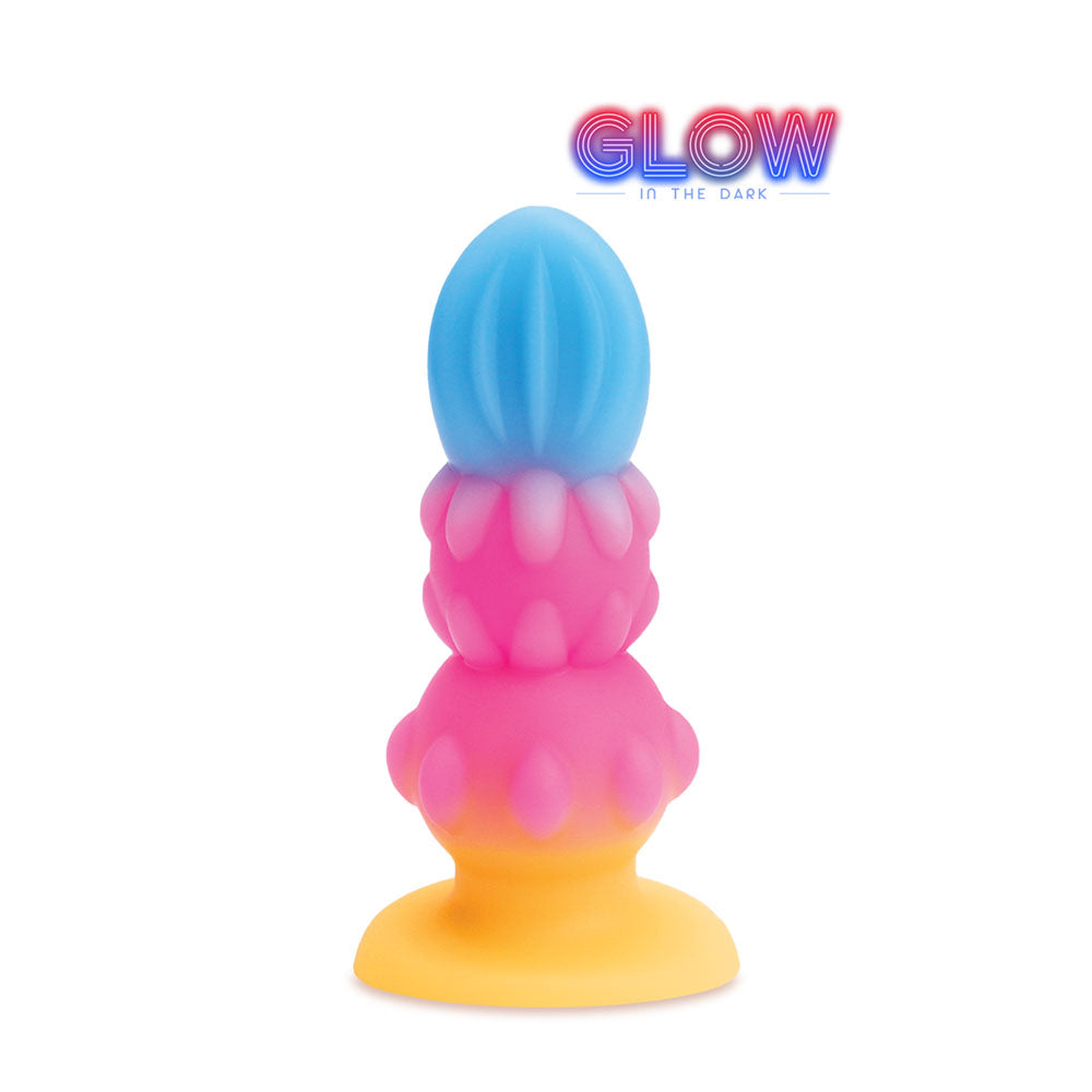 Alien Nation - Sprite Jr. - Glow in Dark  10.8 cm Fantasy Anal Plug in vibrant colors.