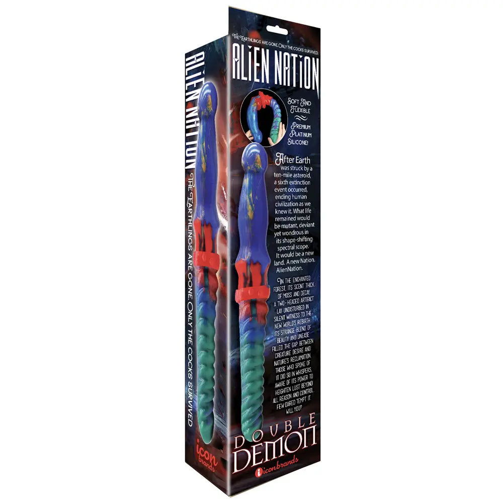 Alien Nation - Double Demon -  35 cm Fantasy Double Dildo Icon Brands Discreet Intimate Essentials.
