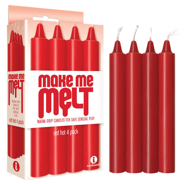 Make Me Melt Drip Candles -  -  Hot Drip Candles - 4 Pack for intimate essentials and sensual play.