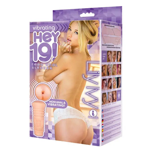 Hey 19! Lilly Ivy -  Teen Vibrating Anal Masturbator Icon Brands Discreet Intimate Essentials.