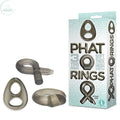 Affordable quality The 9's Phat Rings - Smoke Cock Rings - Set of 3  from Icon Brands by Discreet Intimate Essentials with Discreet Delivery 