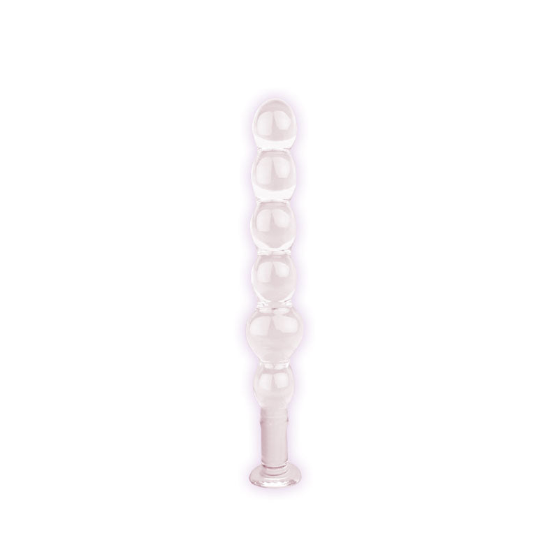 The 9's Glass First Thins, Elliptical -  Glass 17.8 cm Anal Beads for intimate essentials for her.