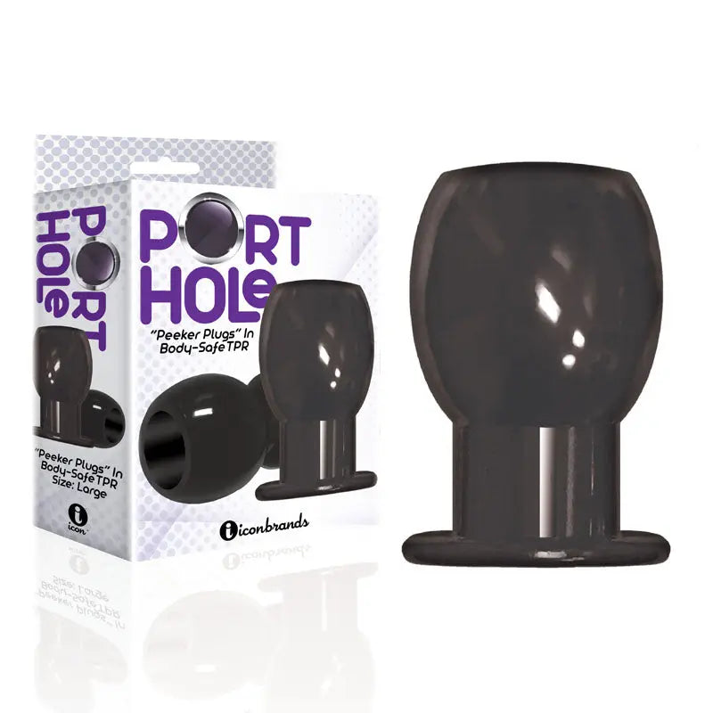 The 9's Port Hole, Hollow Butt Plug -  Hollow Butt Plug Icon Brands Discreet Intimate Essentials.