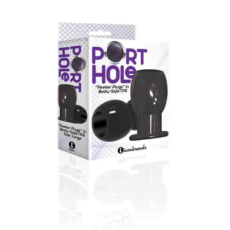 The 9's Port Hole, Hollow Butt Plug -  Hollow Butt Plug Icon Brands Discreet Intimate Essentials.