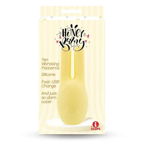 Buzzy Buddy, Honey Bunny -  -  USB Rechargeable Stimulator Icon Brands Discreet Intimate Essentials.