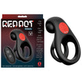 Red Dot Rings - V2 USB rechargeable vibrating cock ring with remote and soft silicone design.