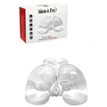 Adam & Eve PEEK A BOOTY -  Doggy Style Masturbator in crystal clear design, featuring realistic shape and texture.