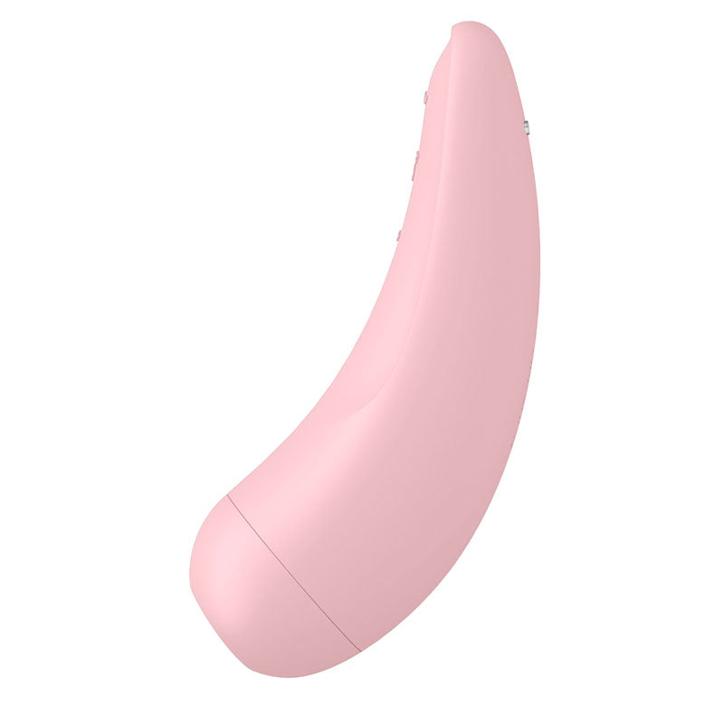 Satisfyer Curvy 2+ - App Contolled Touch-Free USB-Rechargeable Clitoral Stimulator with Vibration side view