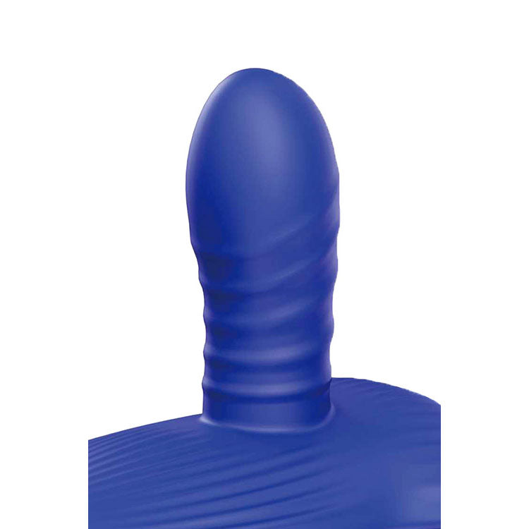 Adam & Eve THE MIDNGHT RIDER - USB Rechargeable Thrusting Vibrating Grinder with Remote Control tip close-up view.