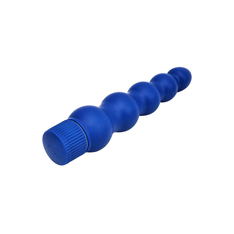 Adam & Eve POWER BEAD STICK -  19 cm Vibrator in blue, designed for beginner-friendly enjoyment and adjustable vibrations.