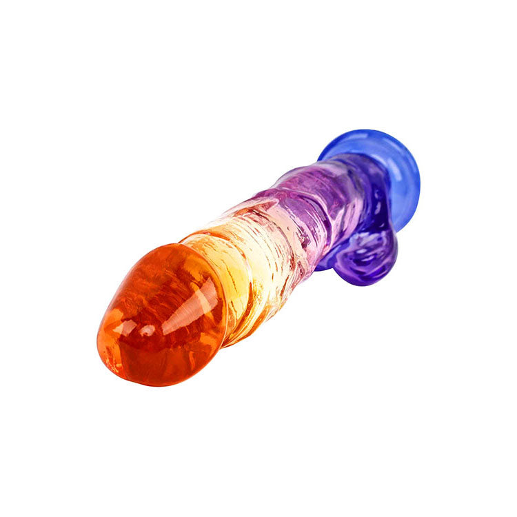 Adam & Eve SUNRISE DREAMS -  24 cm Dong featuring vibrant ombré colors and realistic design for intimate essentials.