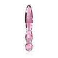 JimmyJane Dillenia Cissus - Clear  Glass 19.5 cm Dildo, a stylish and sensual pink glass dildo for intimate pleasure.
