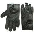 Kinklab Vampire Gloves -  XL Spiked Gloves in black leather with spiked fingertips for sensory play.