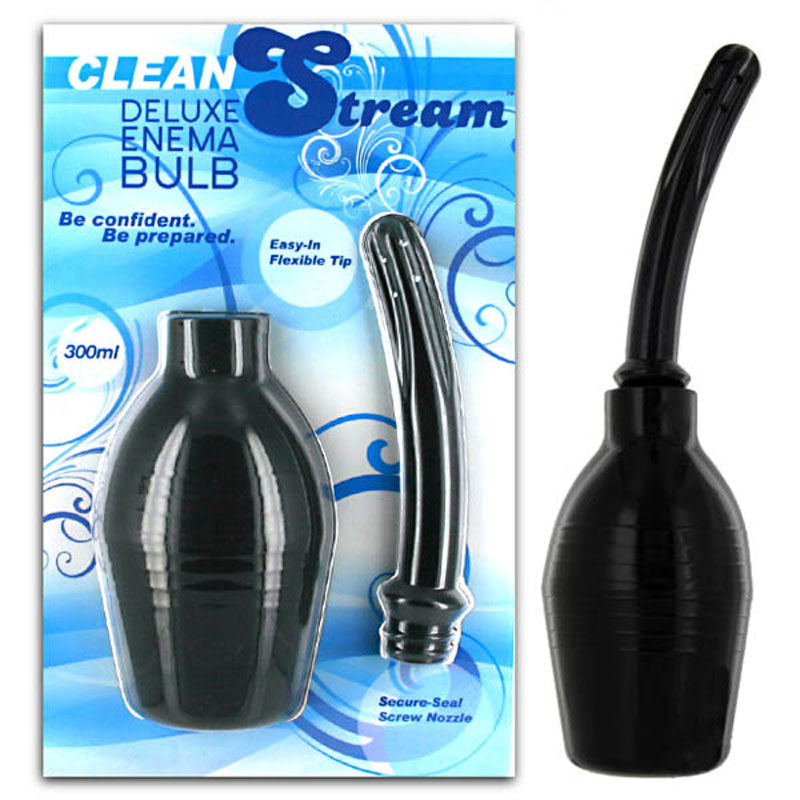 Cleanstream Deluxe Enema Bulb -  Douche with flexible tip for comfortable cleansing experience.