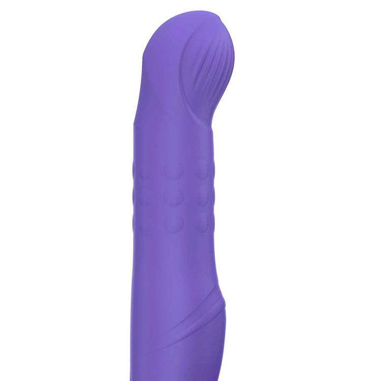 Adam & Eve P-SPOT MILKER - USB Rechargeable Curling & Pulsating Prostate Massager in sleek purple design