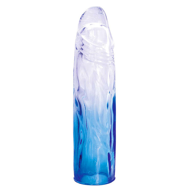 Adam & Eve SAPPHIRE Sleeve Set -  Clear Penis Sleeve Set - Set of 4