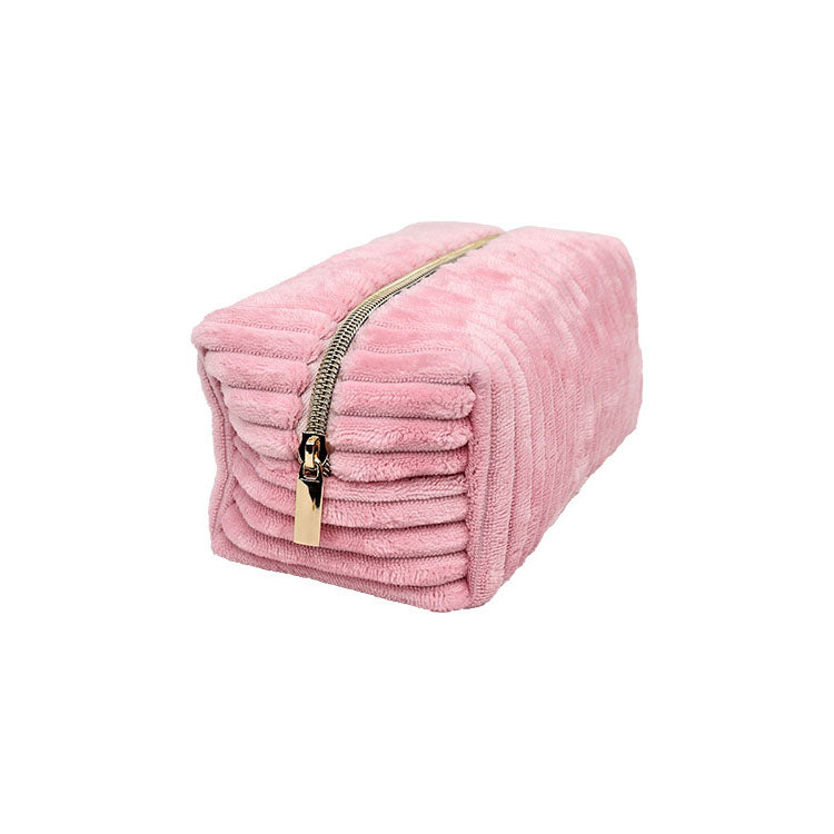 Adam & Eve EVES PLUSH STORAGE BAG - Private Storage Bag in soft pink design for discreetly storing intimate essentials.
