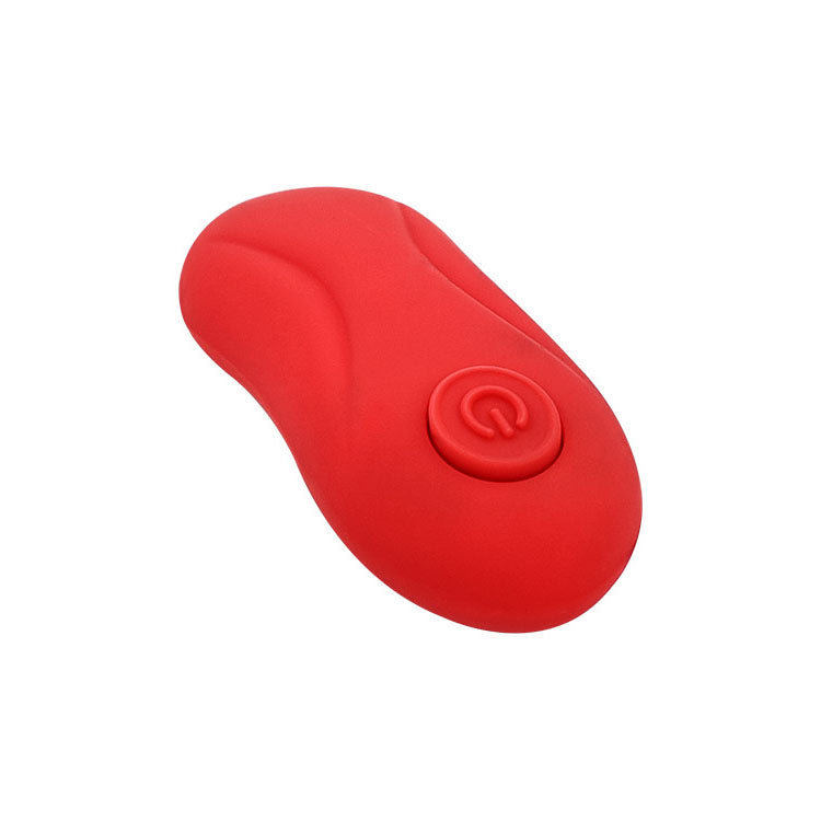 Adam & Eve THE ROSEBUD -  10.2 cm USB Rechargeable Vibrating Butt Plug with Remote in vibrant red color
