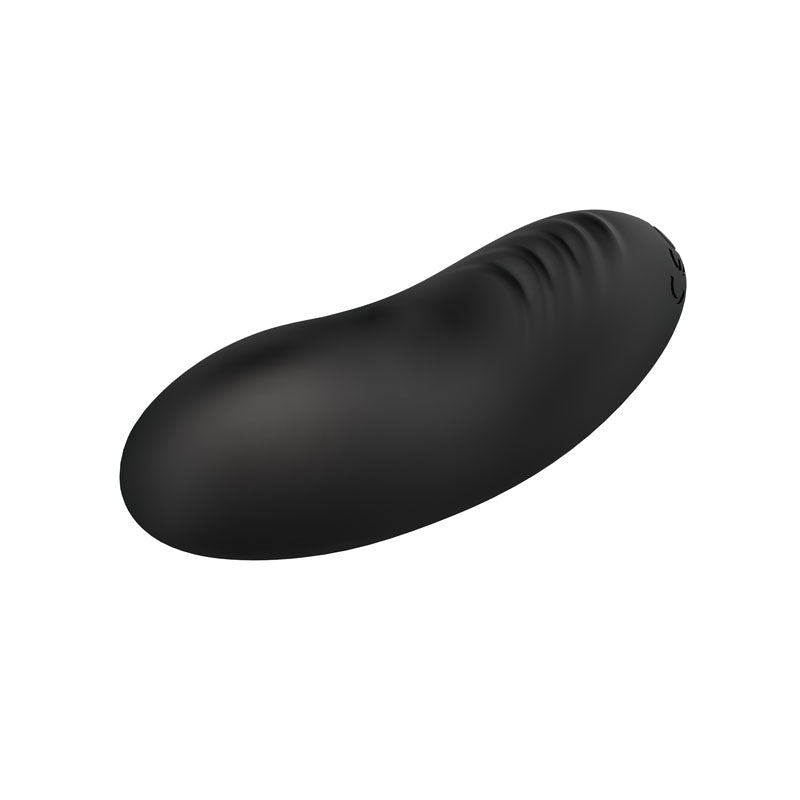 Love Distance MAG -  Rechargeable Panty Vibrator with App Control in sleek black design for intimate essentials.