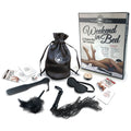 Behind Closed Doors - Weekend In Bed - Couples Kit Game featuring adult card games, blindfold, flogger, candles, and more.