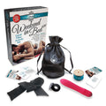 Behind Closed Doors - Weekend In Bed IV - Good Vibes Activity Kit with silicone vibrator, massage candle, and activity cards