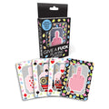 Give A Fuck Playing Cards - Waterproof Novelty Playing Cards in a colorful case with bold middle finger design.