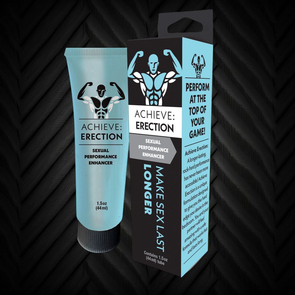 Achieve: Erection - Sexual Performance Enhancer for Men - 44 ml Tube for lasting bedroom performance.