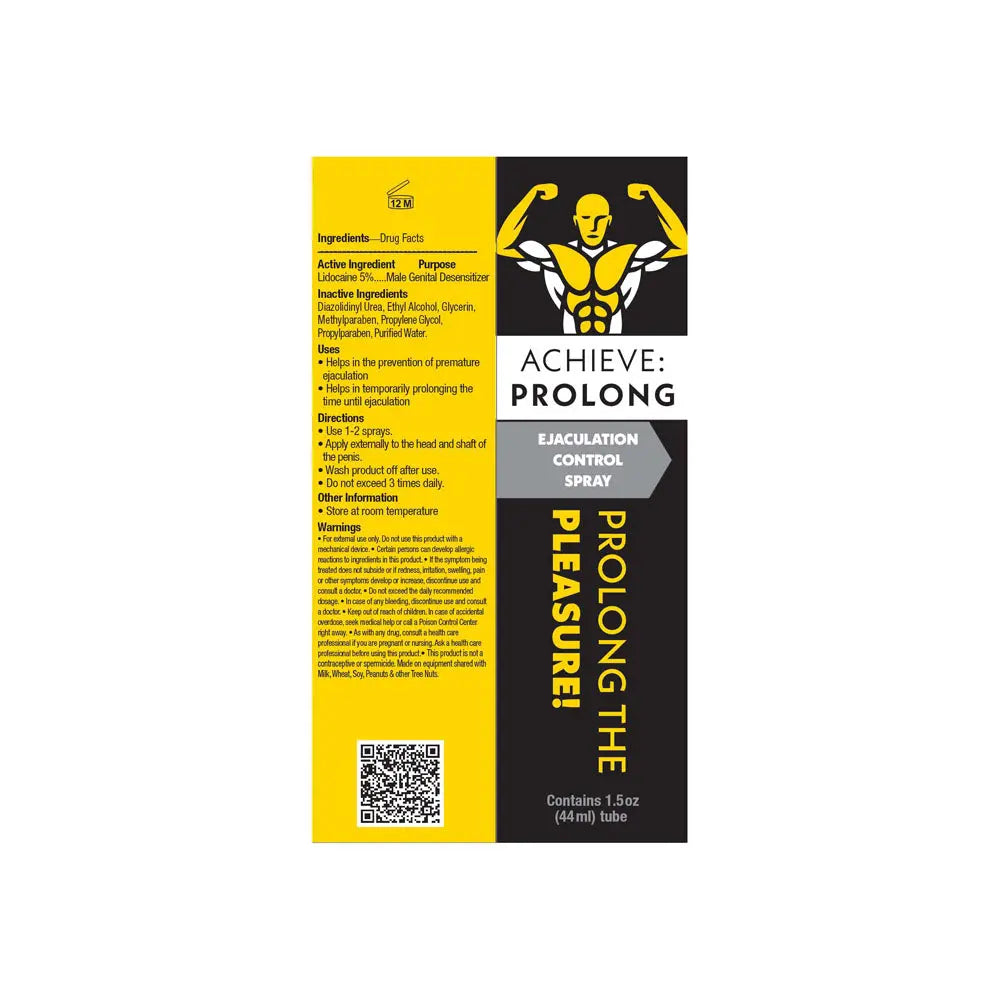 Affordable quality Achieve: Prolong - Ejaculation Control Spray for Men - 29 ml Spray  from Little Genie by Discreet Intimate Essentials with Discreet Delivery 