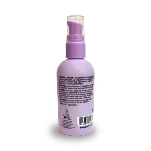B-LUVD Anal Lubricant - Water Based Gel Anal Lubricant - 118 ml Bottle Little Genie Discreet Intimate Essentials.
