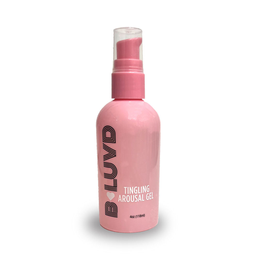 B-LUVD Tingling Arousal Gel - Water Based Unisex Arousal Gel Lubricant - 118 ml Bottle.