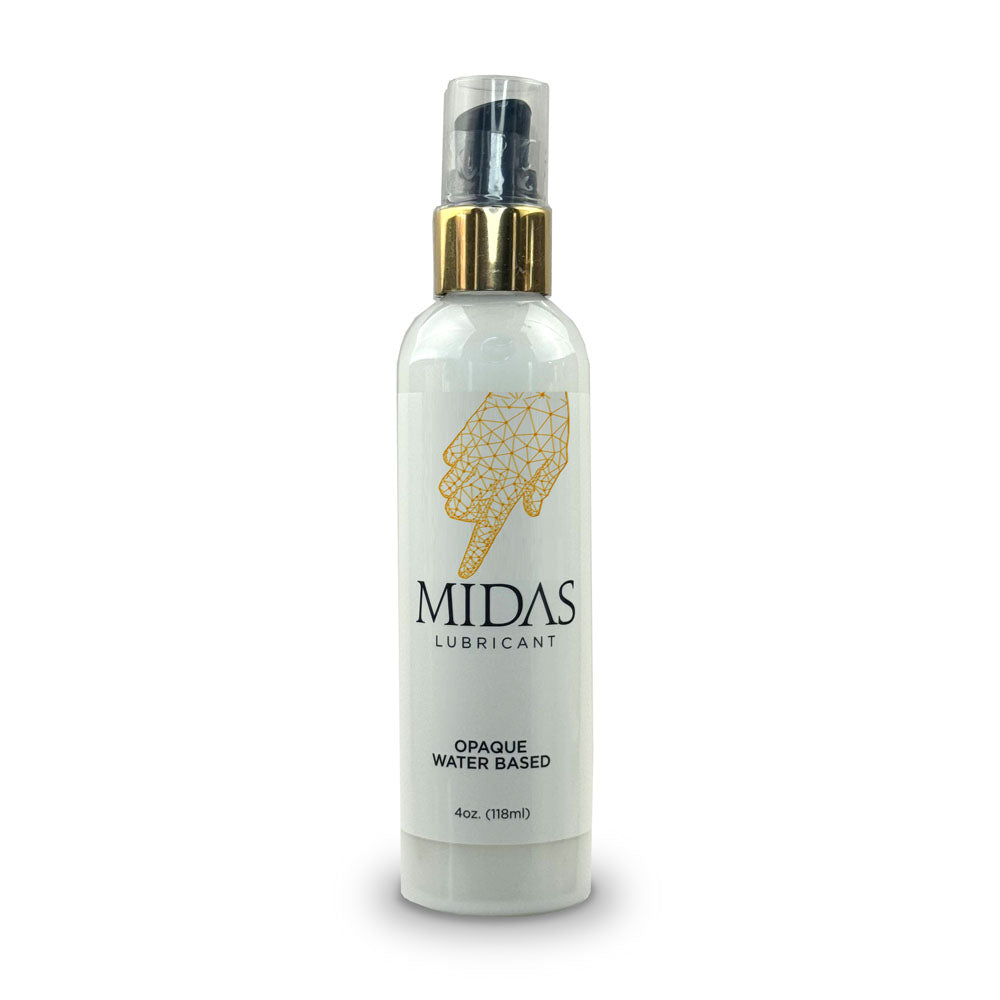 Midas Opaque Water Based Lubricant - 118 ml - Water Based Cum Lube - 118 ml in a spray bottle