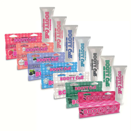Booty Call Anal Numbing Gel - Cupcake Flavoured Anal Numbing Gel - 44 ml (1.5 oz) Tube Little Genie Discreet Intimate Essentials.
